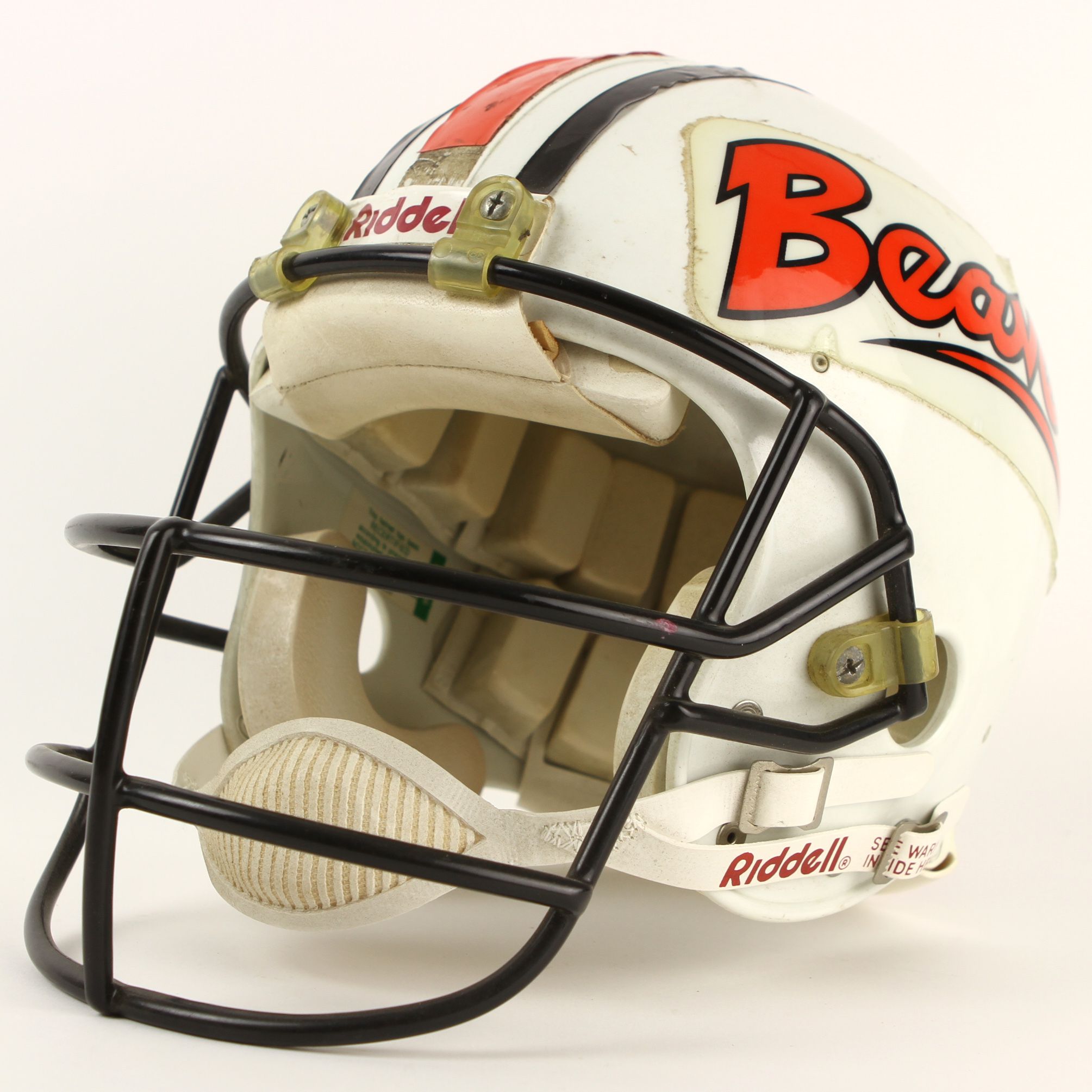 Lot Detail 1988 Oregon State Beavers Game Worn Football Helmet (MEARS