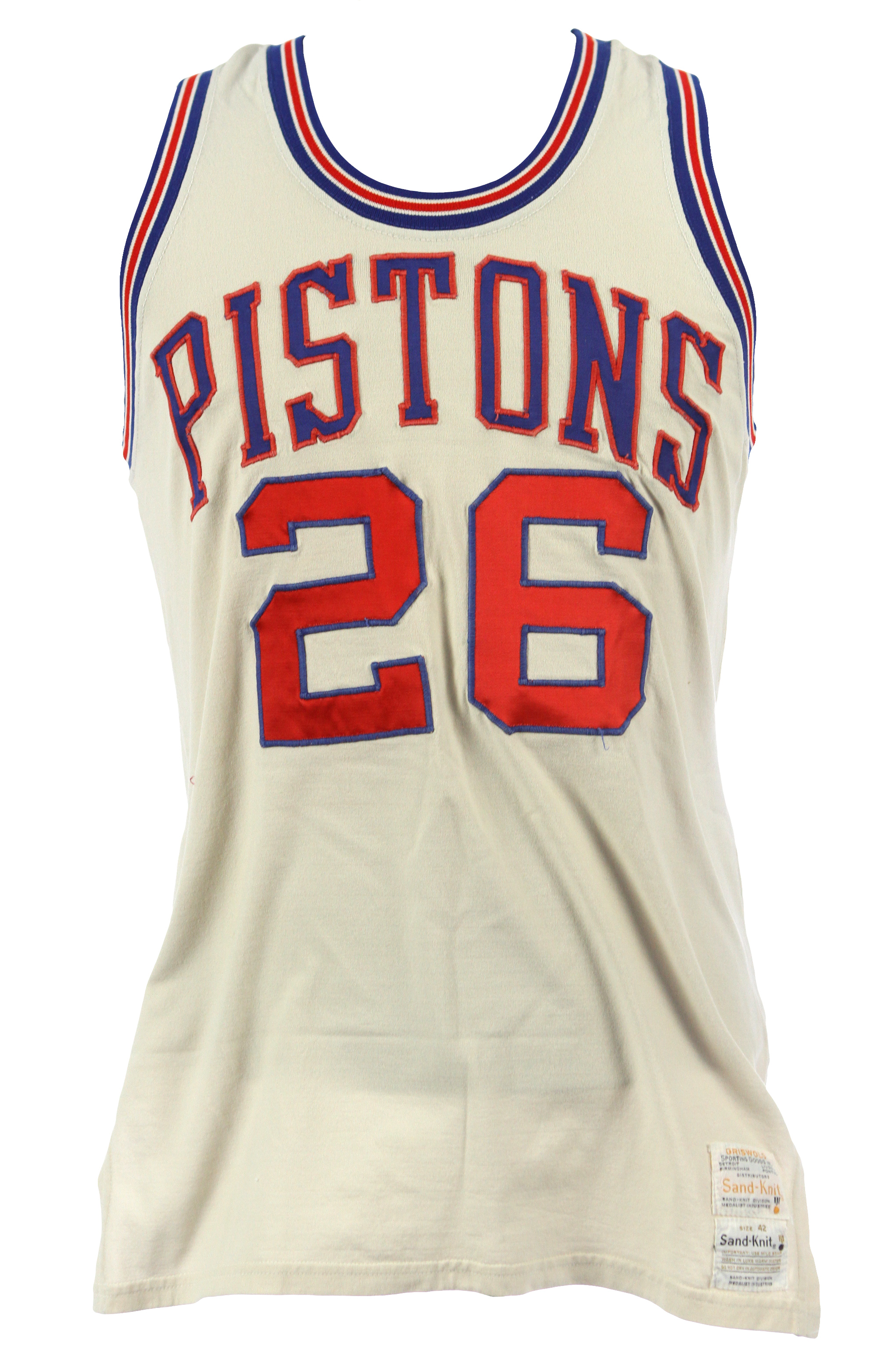 Lot Detail 197073 Harvey Marlatt Detroit Pistons Game Worn Home