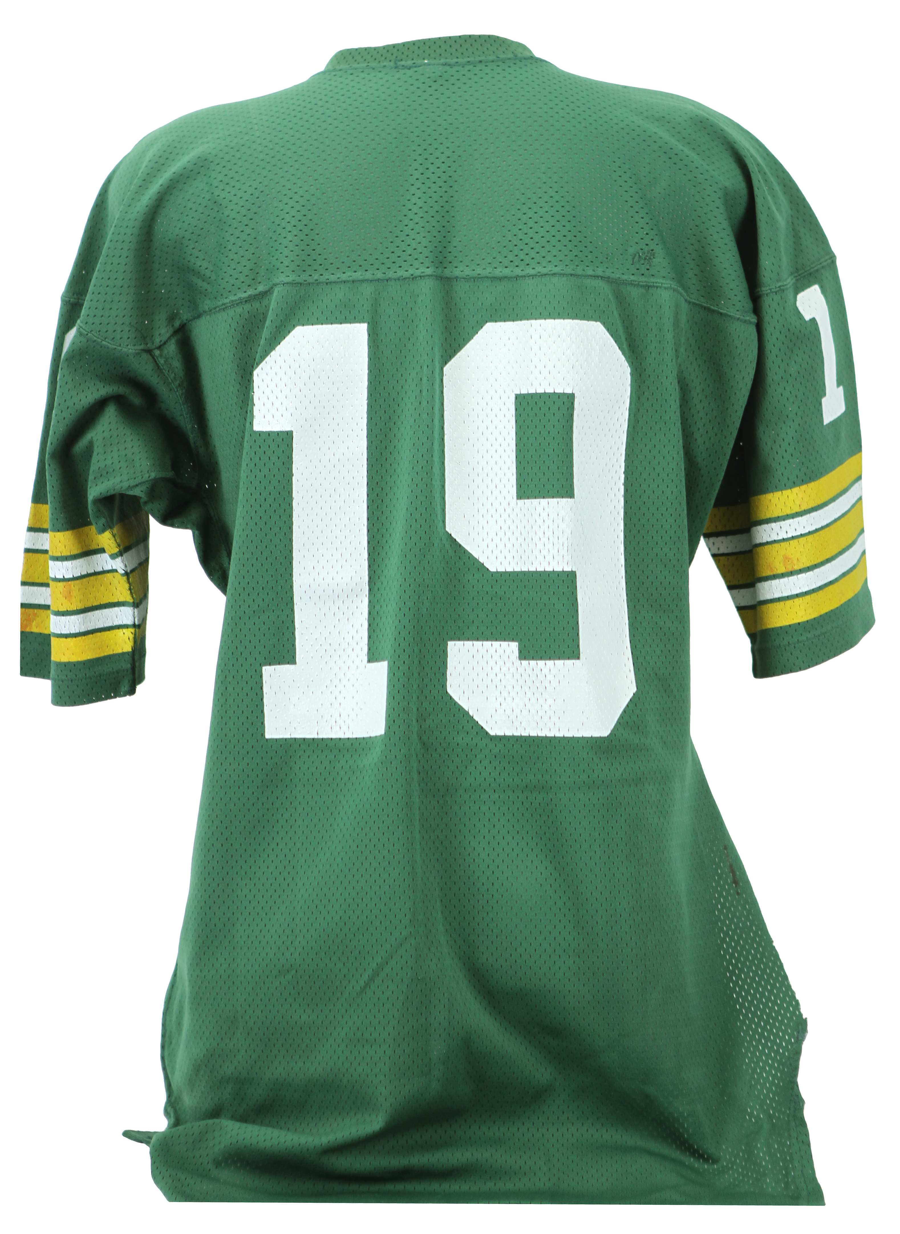 Lot Detail 197682 Green Bay Packers 19 Game Worn Home Jersey (MEARS
