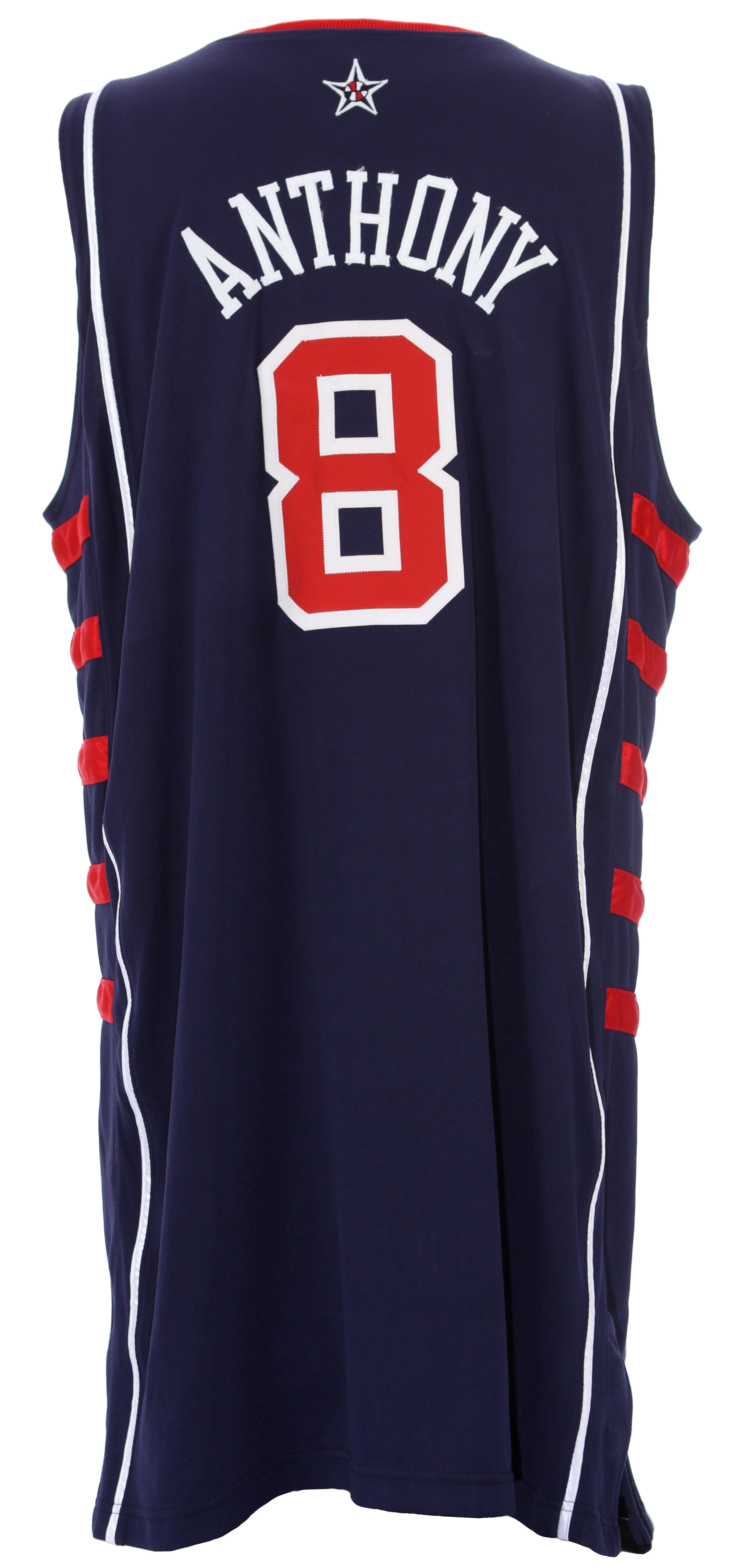 Carmelo Anthony Jersey Number . Lot Detail - 2004 Carmelo Anthony USA Basketball Road ...