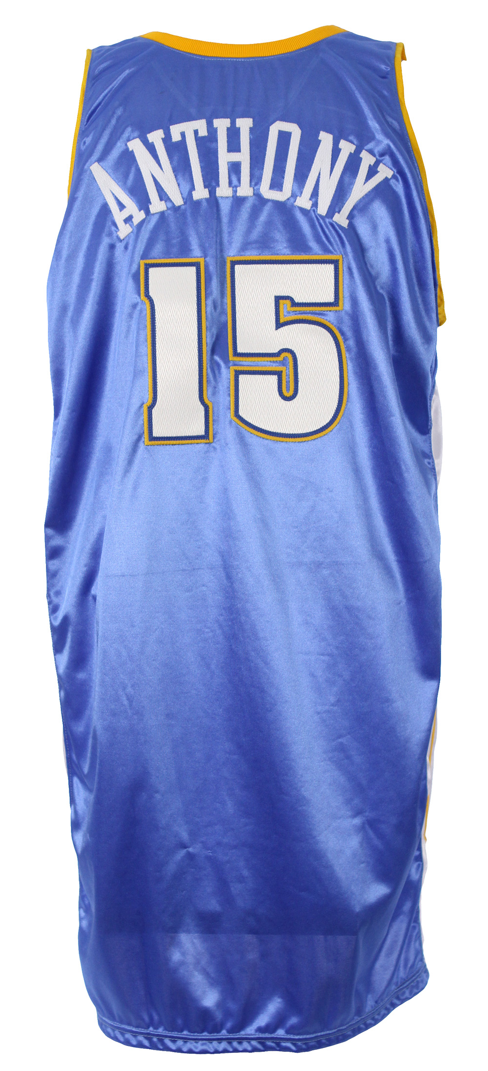 Lot Detail 200304 Carmelo Anthony Denver Nuggets Road Jersey (MEARS