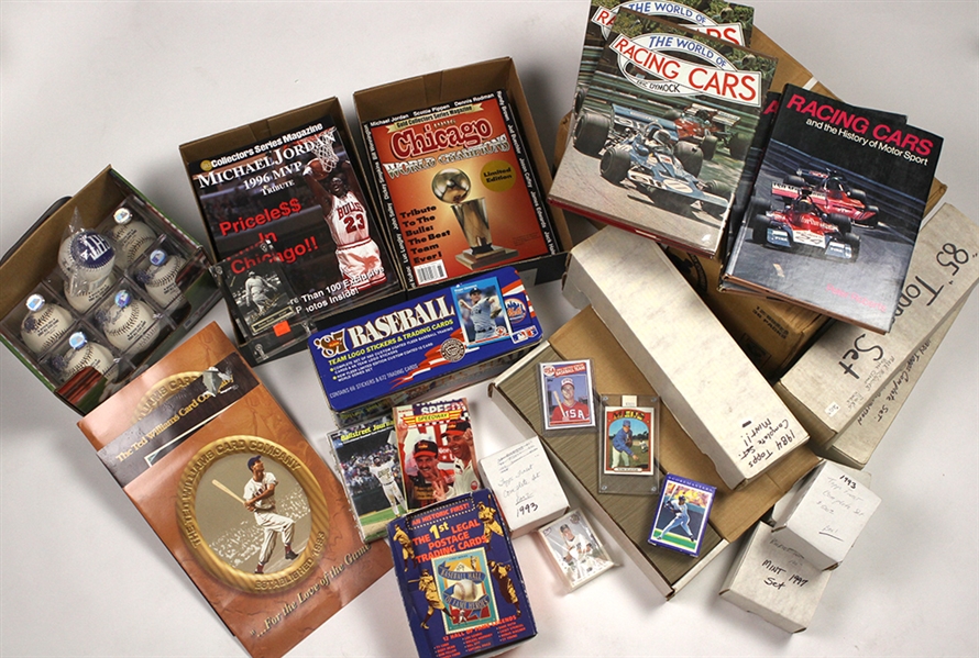 Lot Detail 1980's2000's Baseball Football Baketball Memorabilia