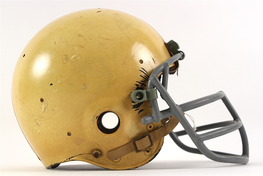Lot Detail 1970's Game Worn Riddell Football Helmet (MEARS LOA)