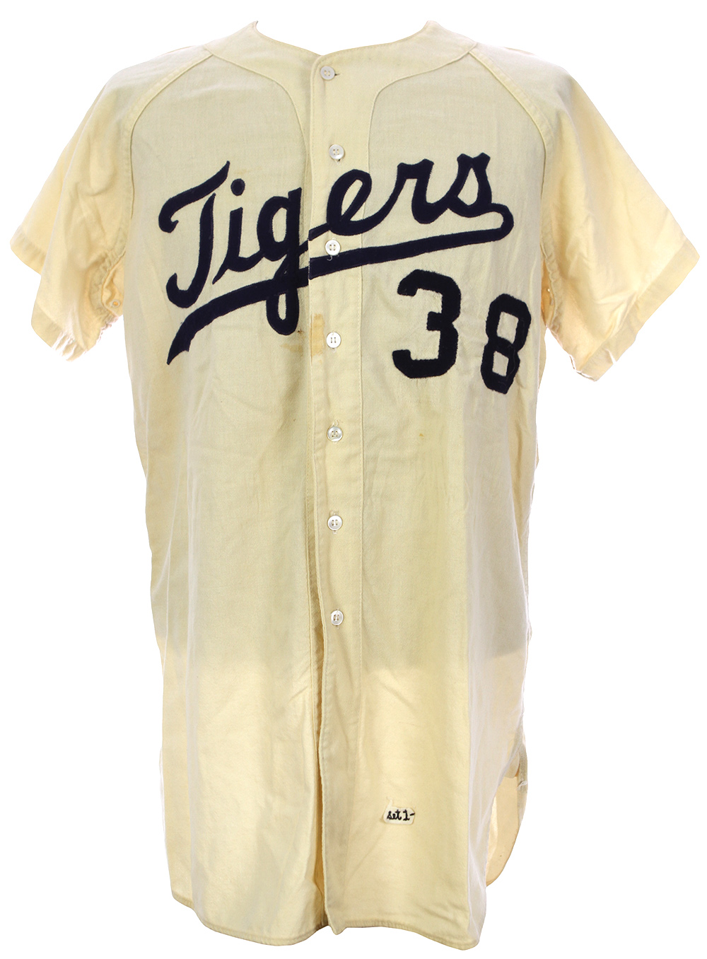 Lot Detail 1960 Detroit Tigers Rare One Year Only Style Home Jersey w