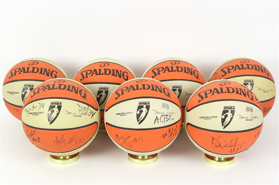 Lot Detail 2000s to present Signed WNBA Basketballs (Lot of 9)