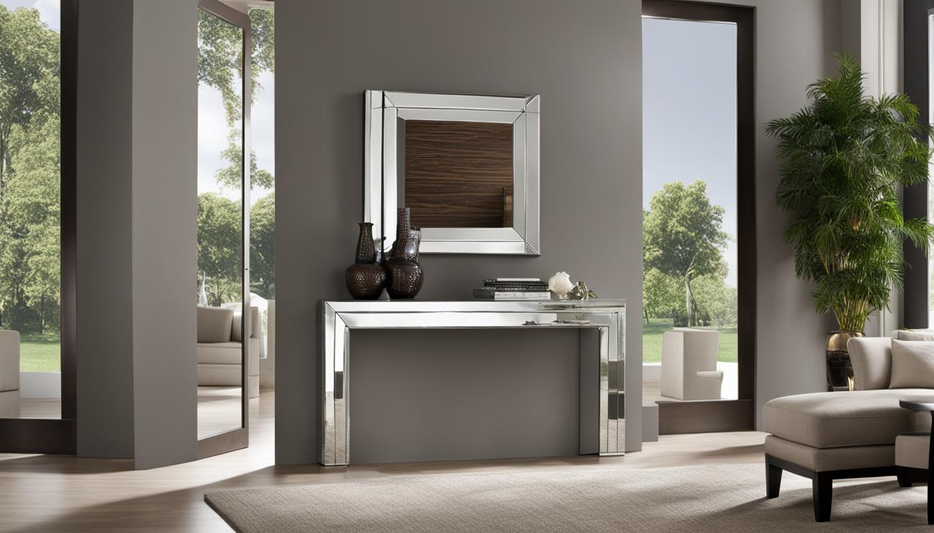 Perfect Mirror Height Above Console Tables MeasuringKnowHow