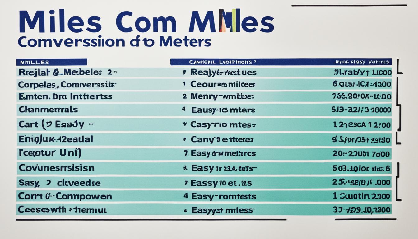 Converting Miles to Meters: Easy Guide - MeasuringKnowHow