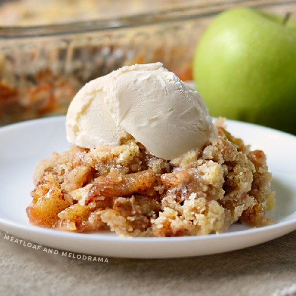 Cinnamon Apple Crisp Without Oats Meatloaf and Melodrama