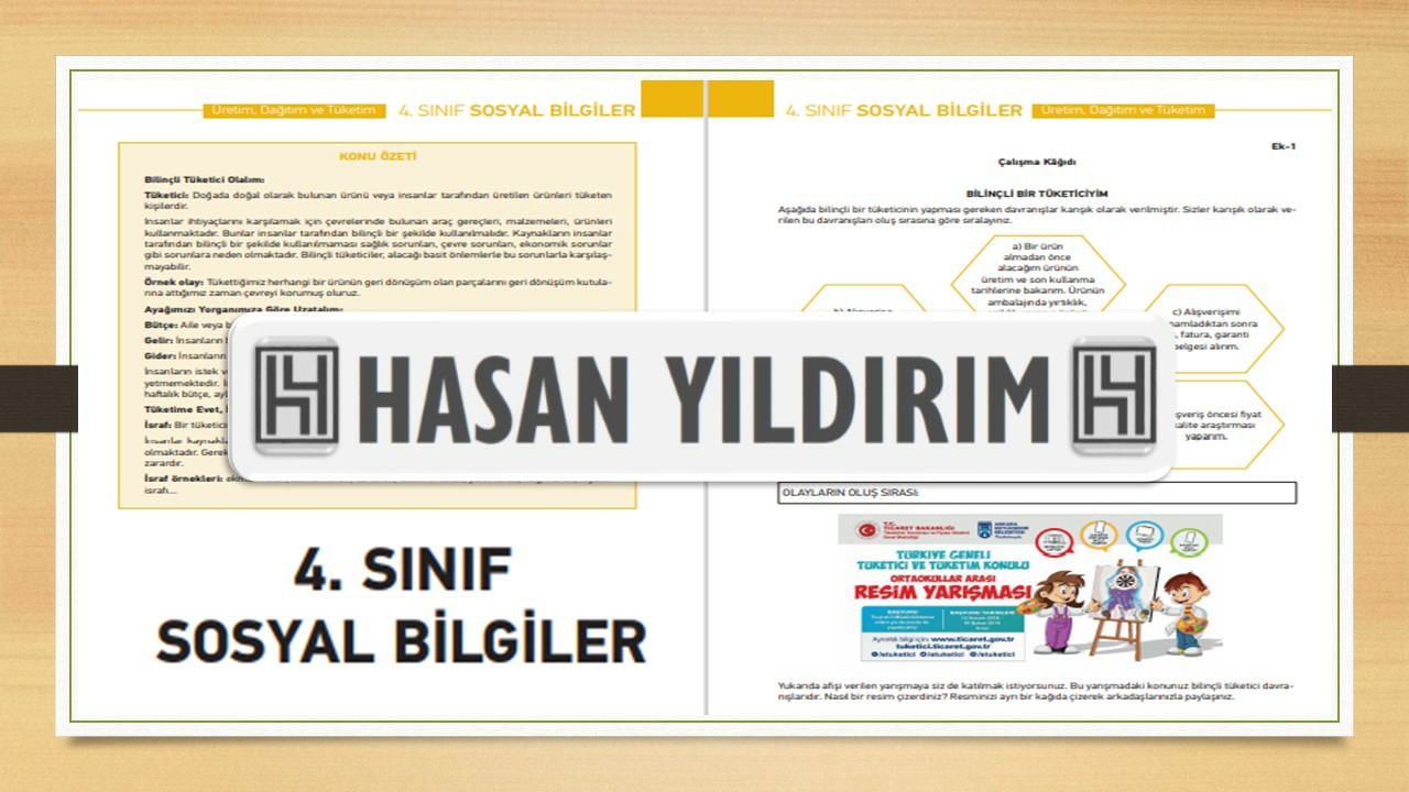 4.Sınıf Sosyal Bilgiler Telafi Eğitim Etkinlik Kitabı Meb Ders