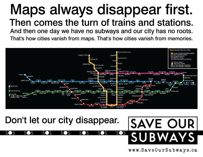 Accurate Subway Map Meme Disappearing Subway Maps Page 4 UrbanToronto