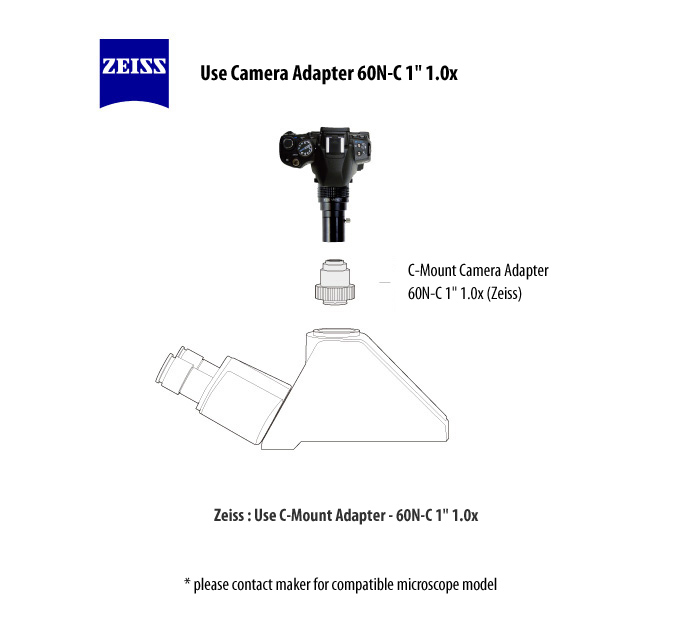 Microscope Adapter Trinocular Port Attachment