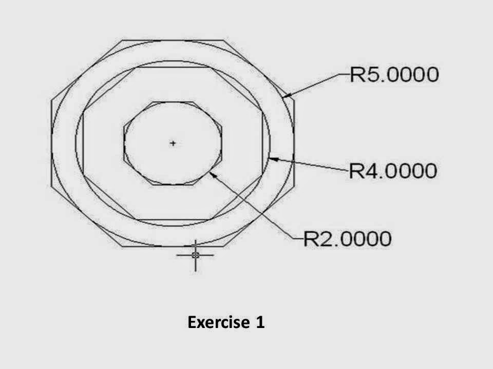 AUTOCAD TUTORIAL Chapter 2 Introduction Of 2D Drawing Tool > polygon
