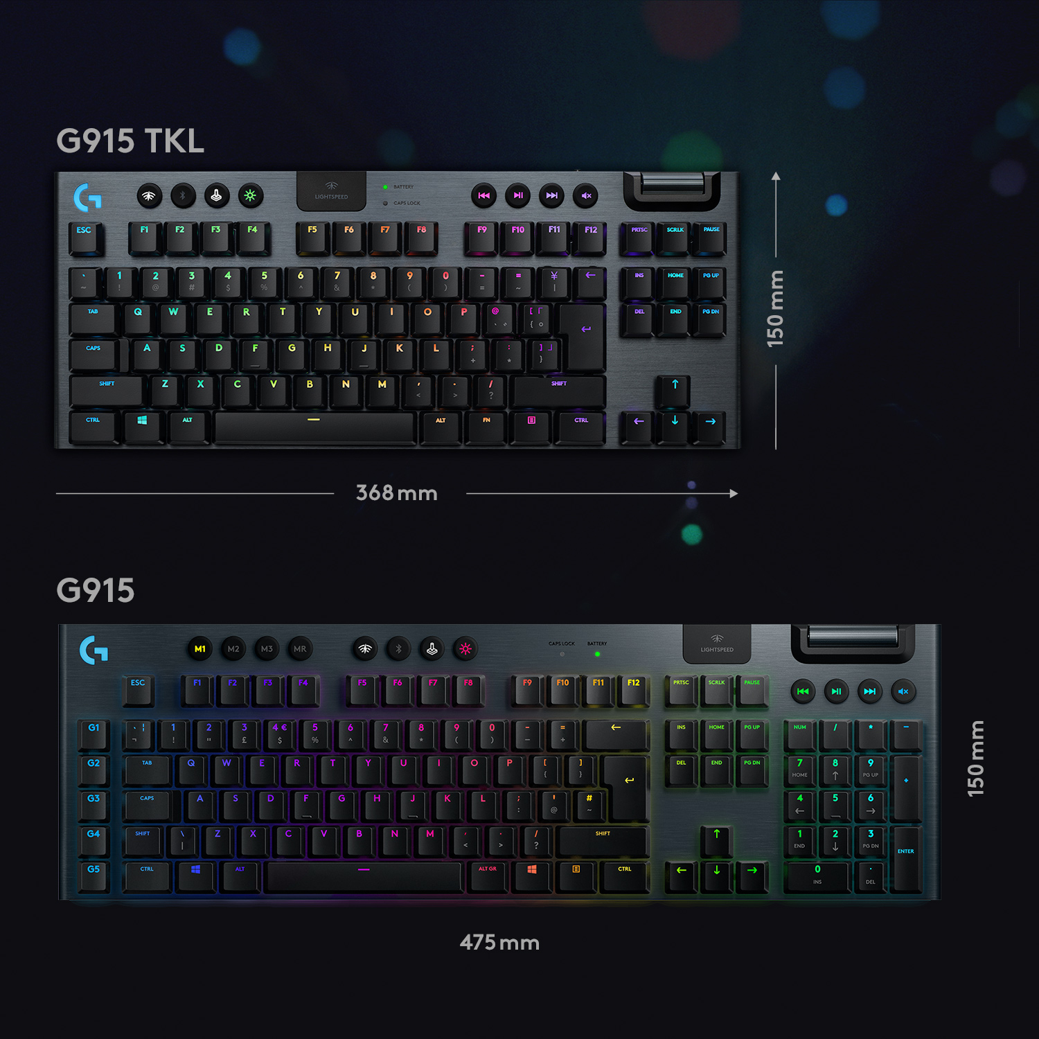 G915 goes TKL Mechanical Keyboard