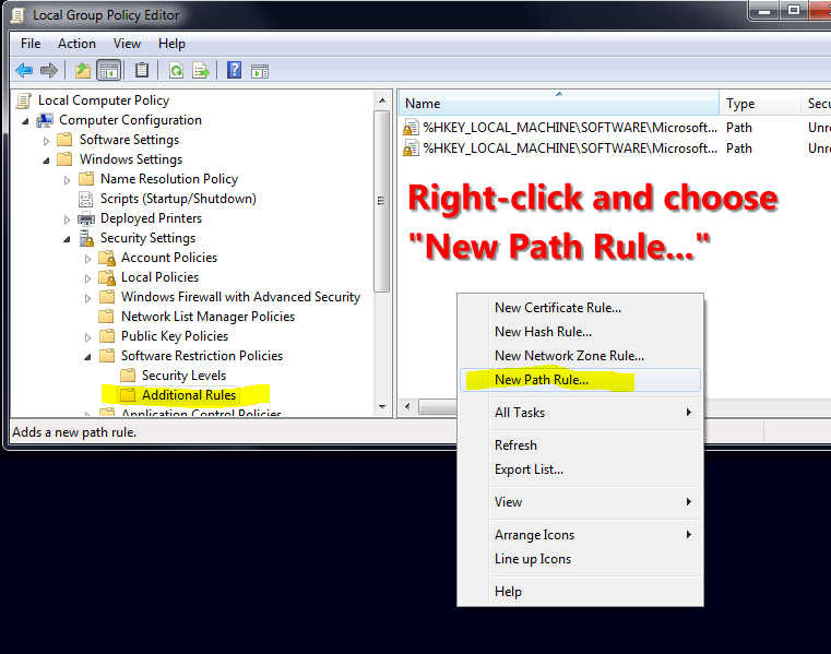 Software restriction policy registry cosmogost