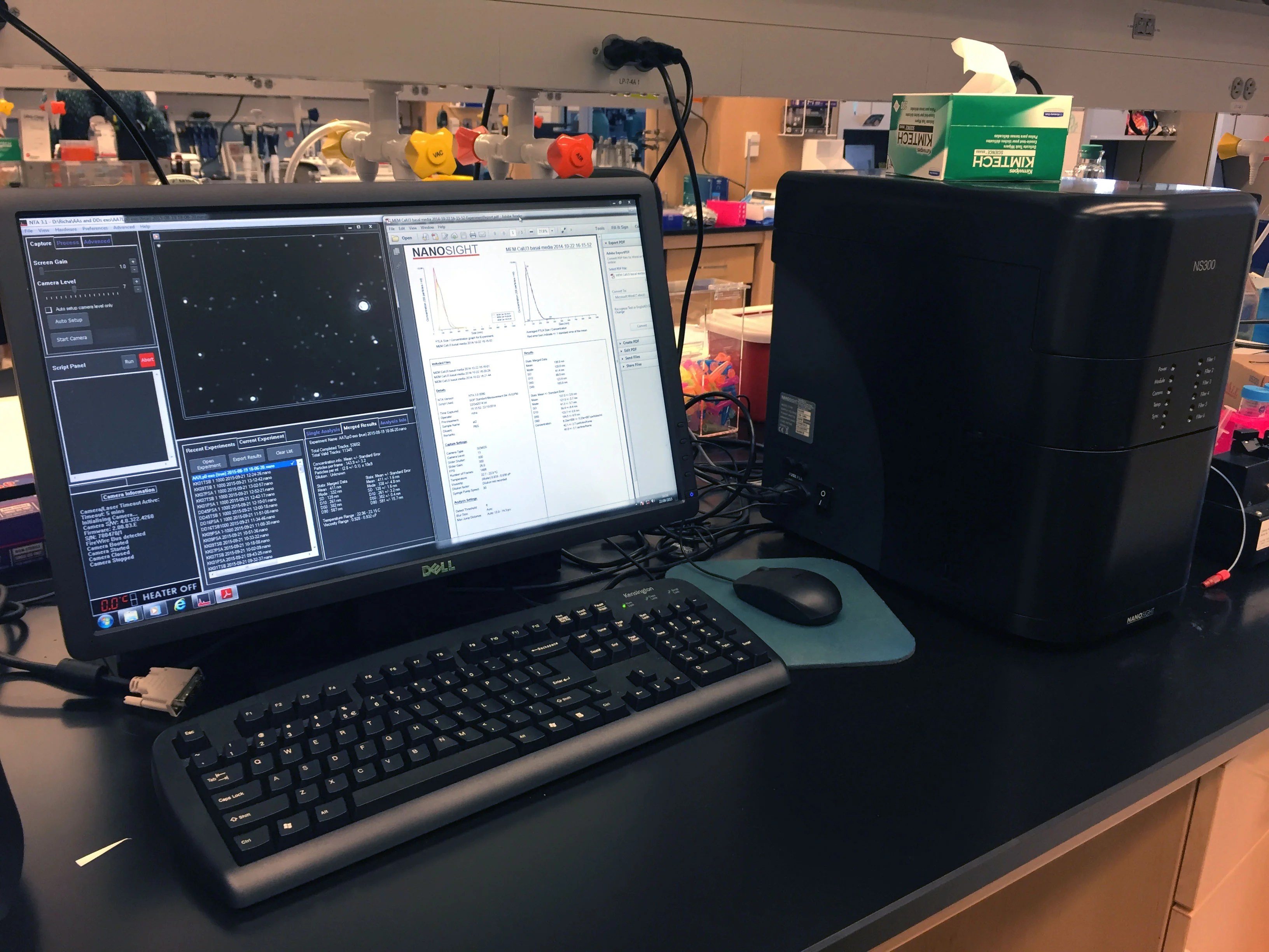 NanoSight NS300 | Kesimer Lab