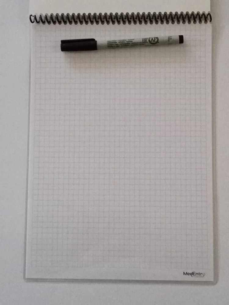 MedEntry Notebook and Pen