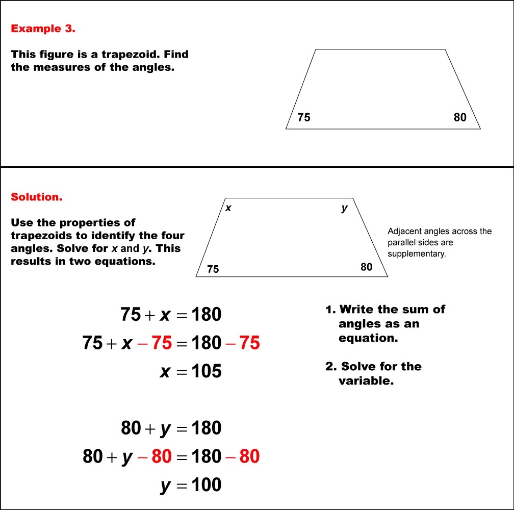 Trapezoid Angles