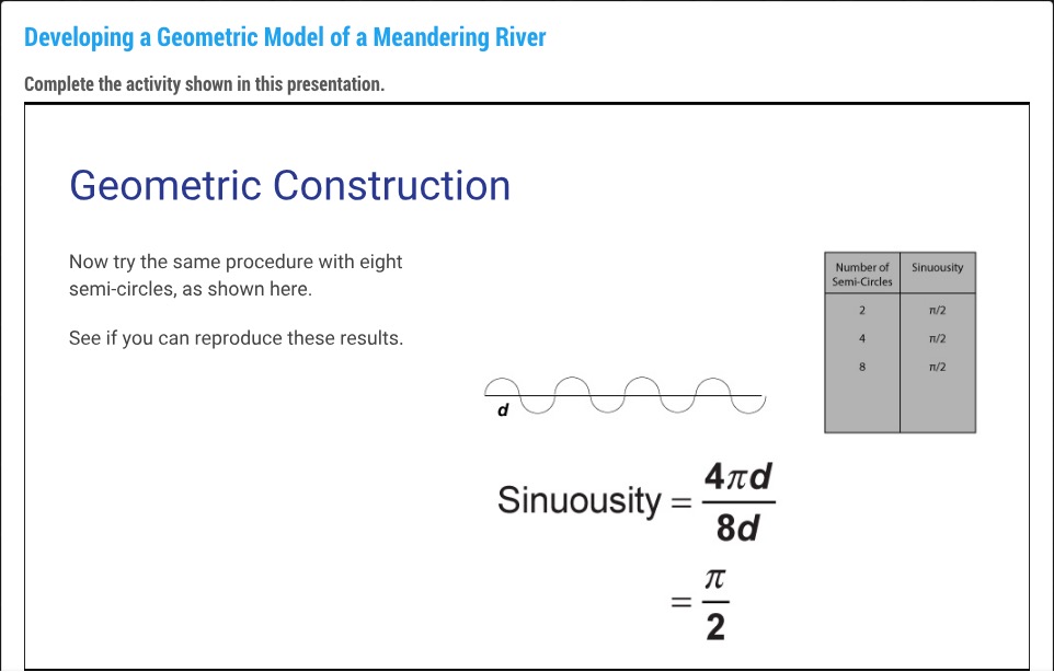 Why Do Rivers Meander? Media4Math