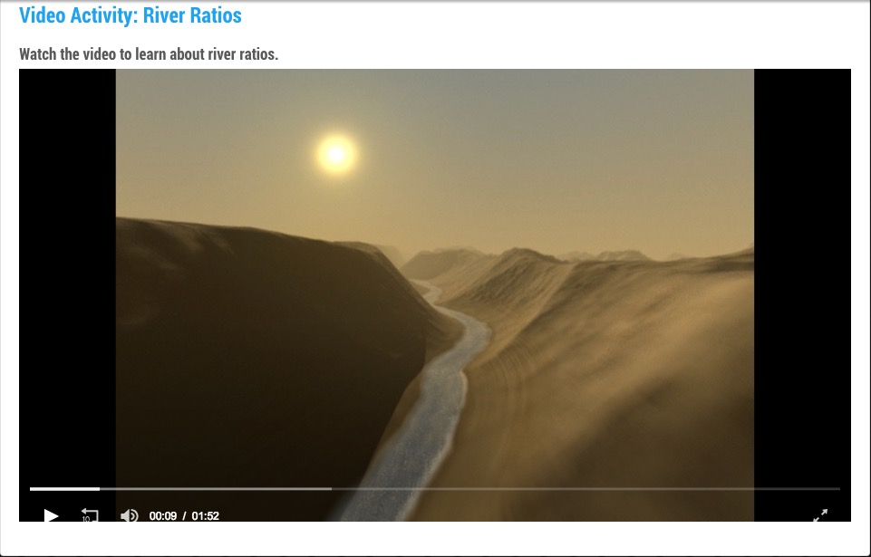 Why Do Rivers Meander? Media4Math