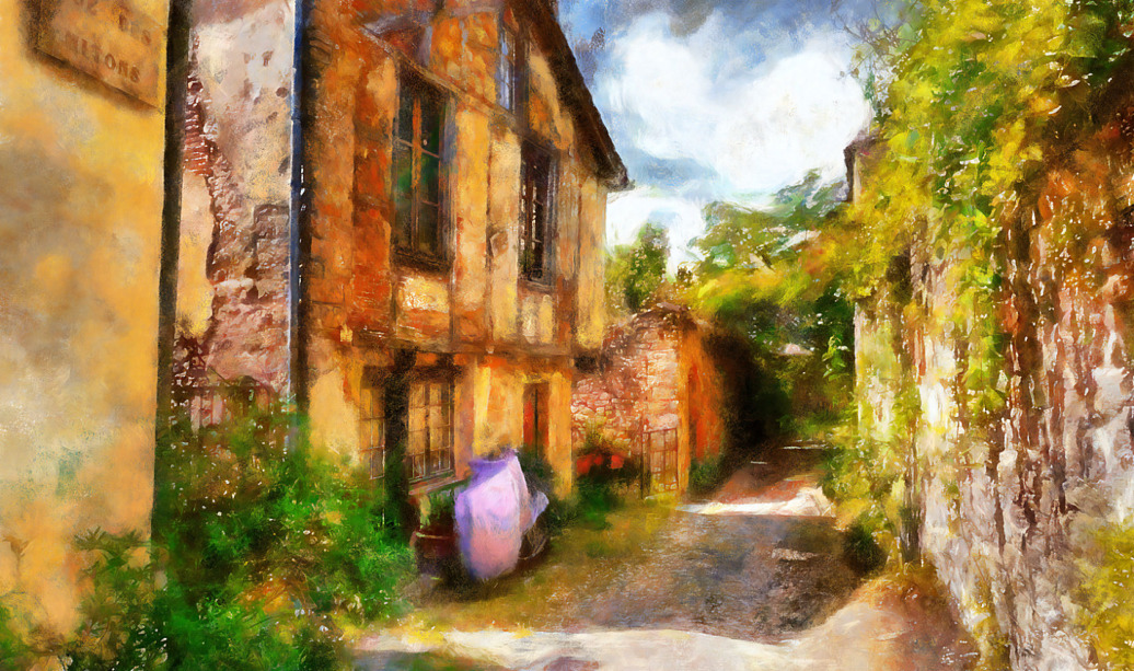 Dynamic Auto Painter photo to painting software in style of Van Gogh