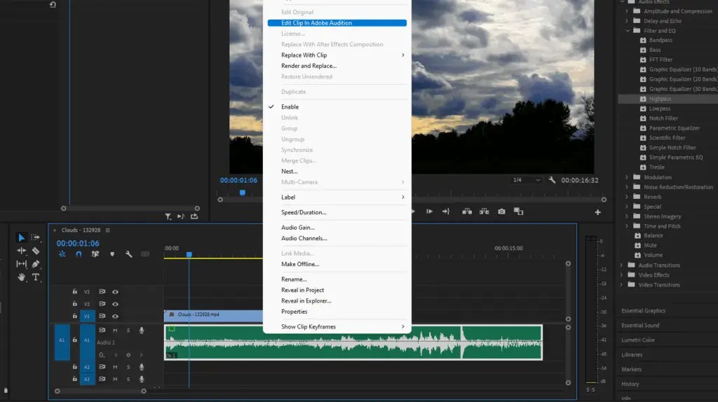 How to Remove Wind Noise in Premiere MediaEquipt
