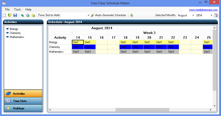 Schedule Builder City Tech