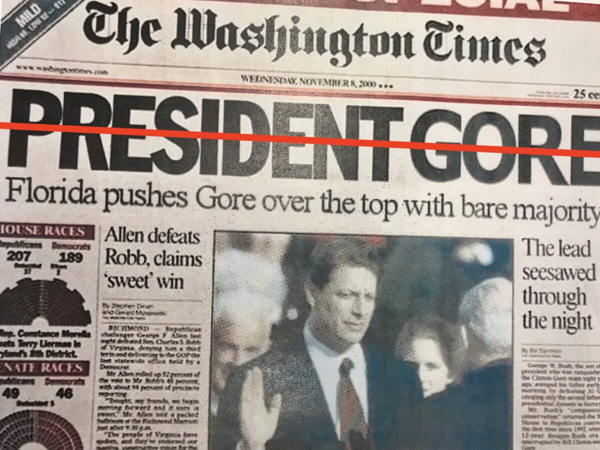 Washington Times Calls Out Team Trump's Fake Front Page