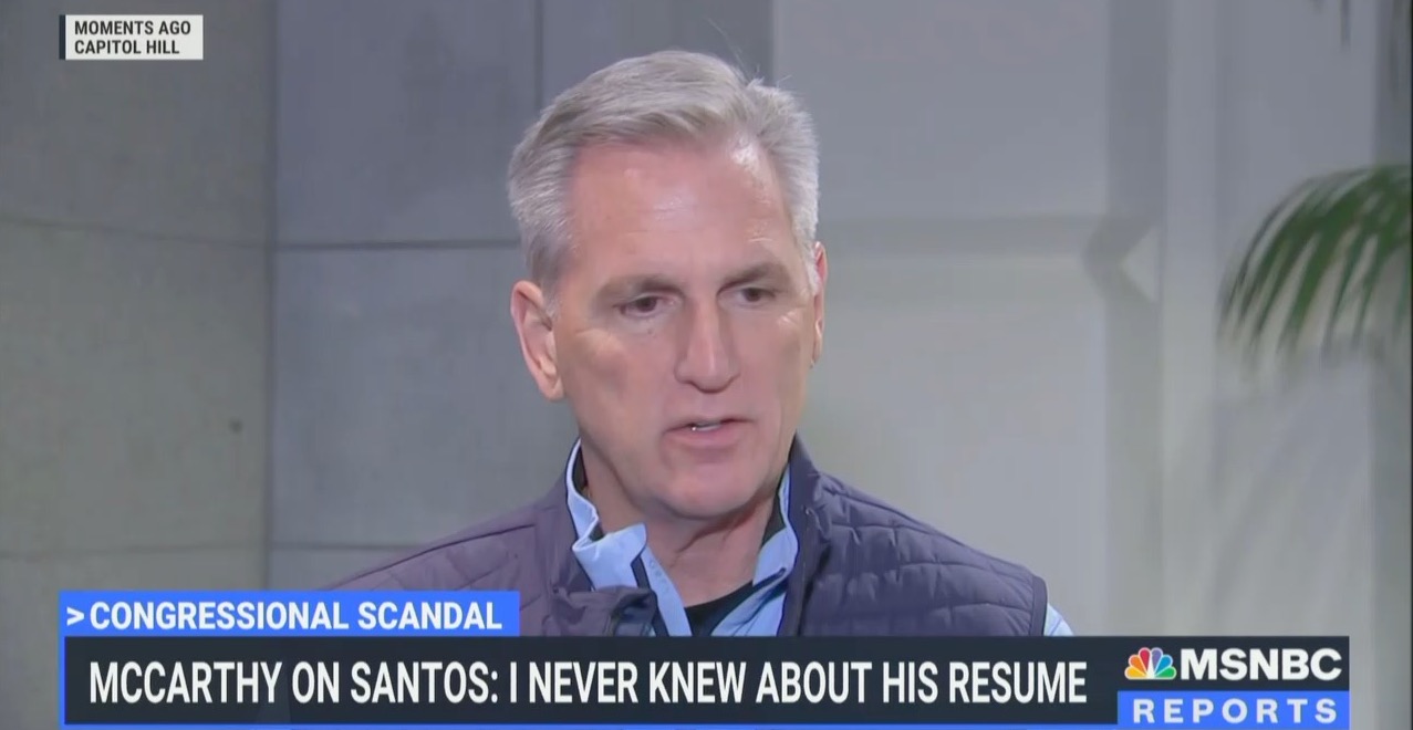 McCarthy Admits He 'Always Had Questions' About Santos