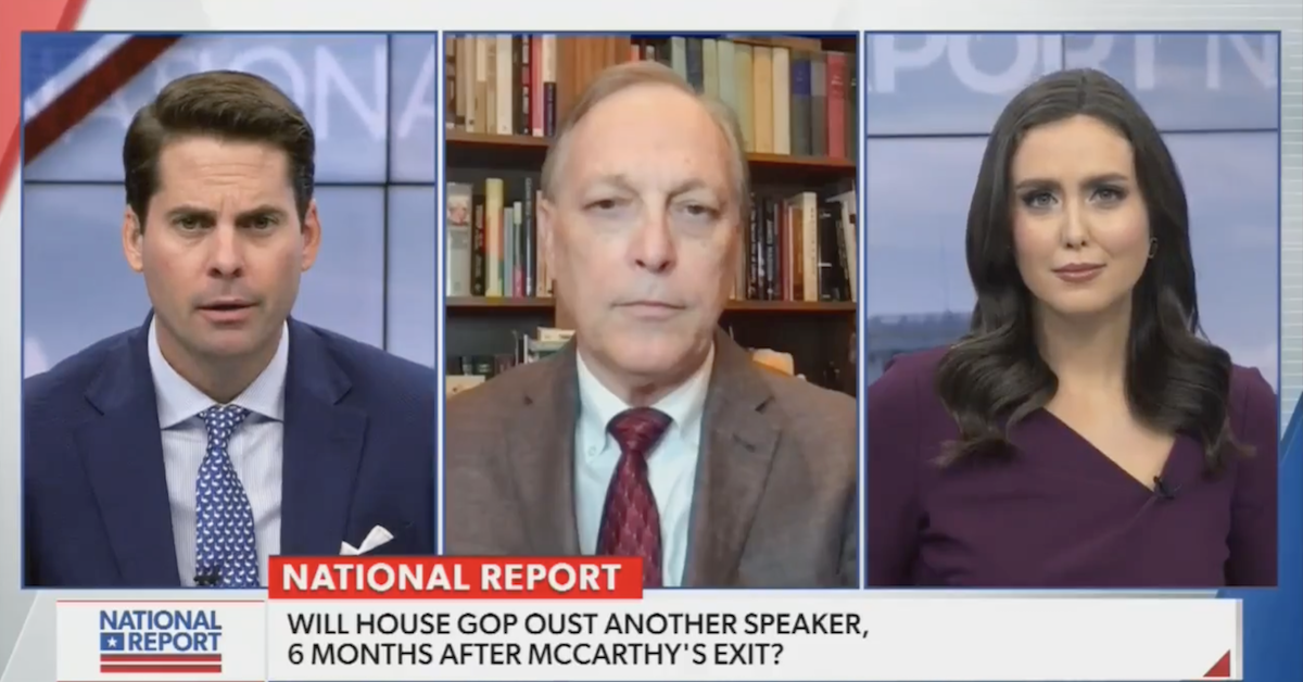 Newsmax's Rob Finnerty Grills Rep Biggs Rep Over GOP Turmoil(04)