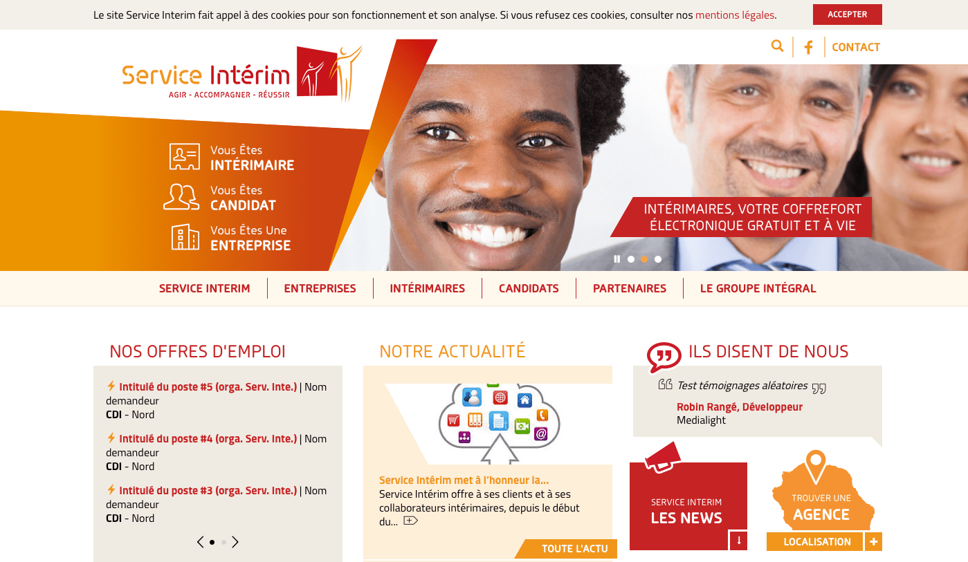 Service Intérim MEDIALIGHT ESN Ile de La Réunion