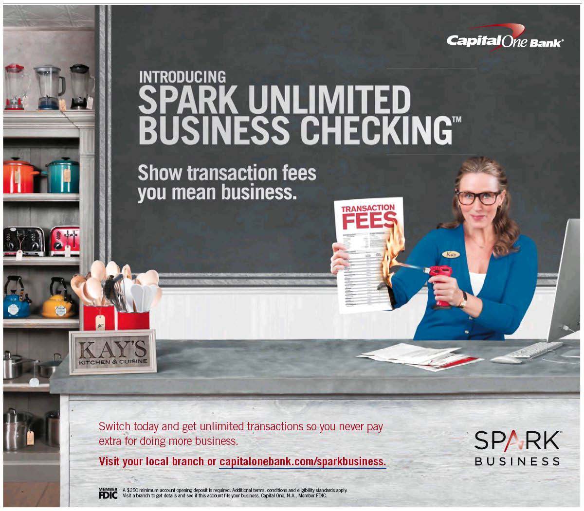 AtAGlance Capital One Spark Ultimate Checking Media Logic