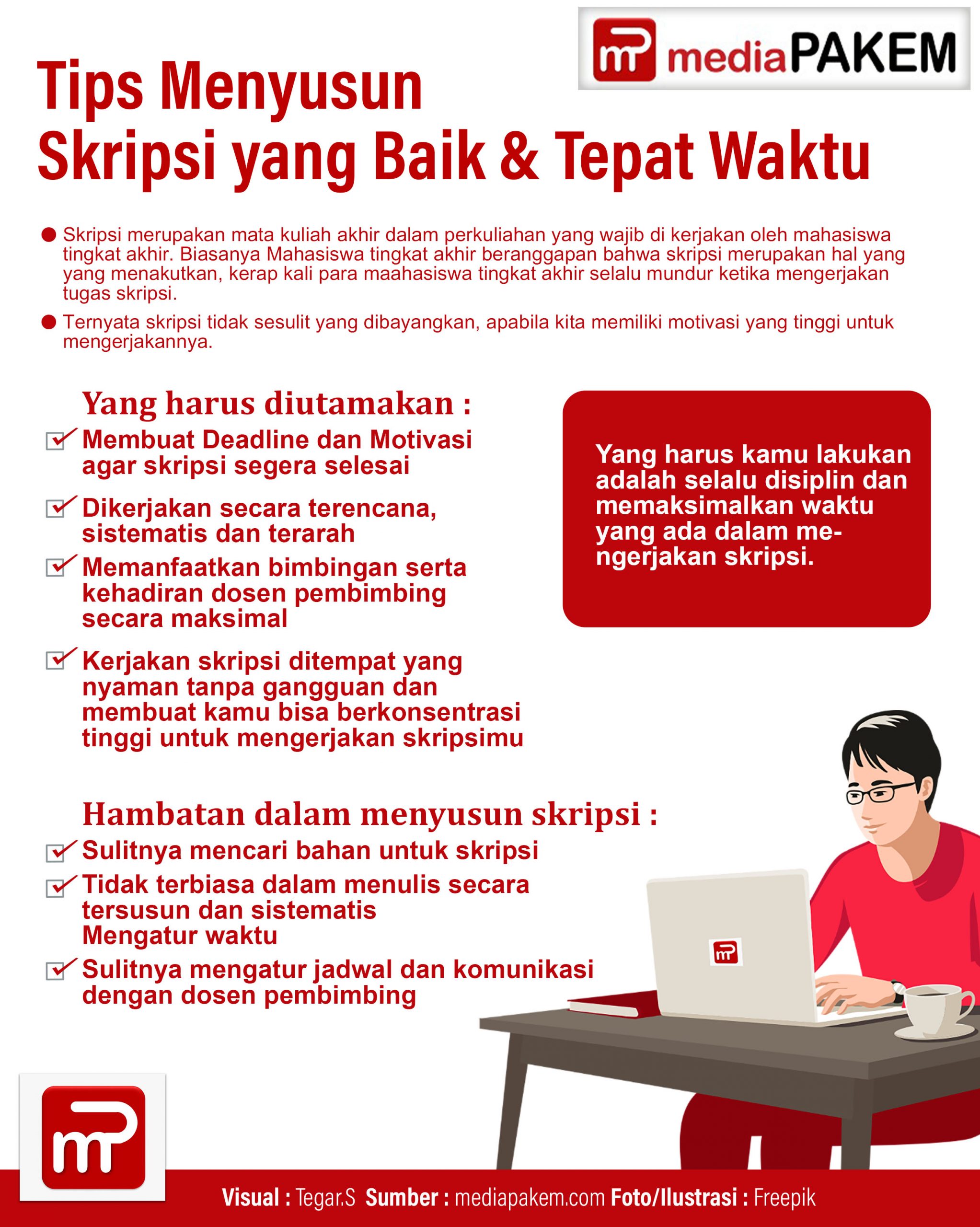 Tips Menyusun Skripsi Yang Baik Dan Tepat Waktu – Pakem Media