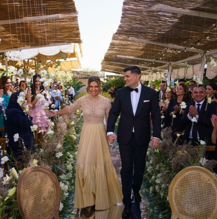 (Photos) Simona Halep celebrates marriage to boyfriend Toni Iuruc