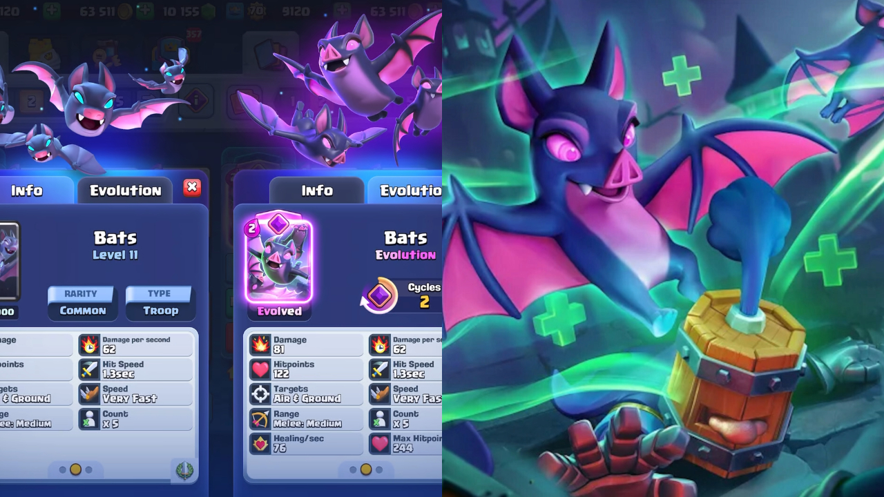 Clash Royale Bats Evolution How to use and Counter Them Media Referee