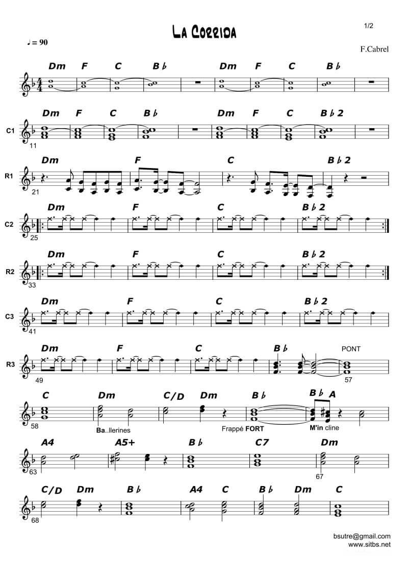 Partitionchoralecorridacabrel