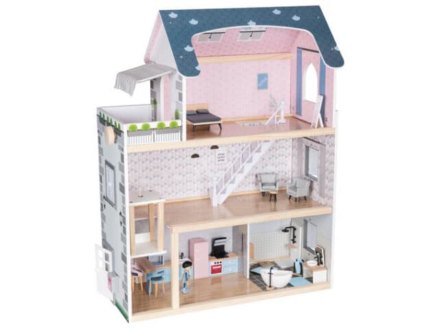 Maison de poupées LIDL en bois à 49,99 euros chez Lidl