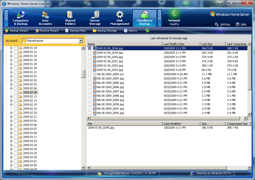Review Cloudberry Online Backup 2.2 for Windows Home Server