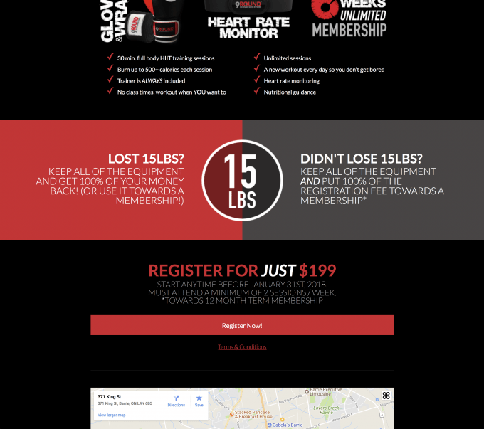 9Round Barrie Promotional Website Project Media Suite Inc.