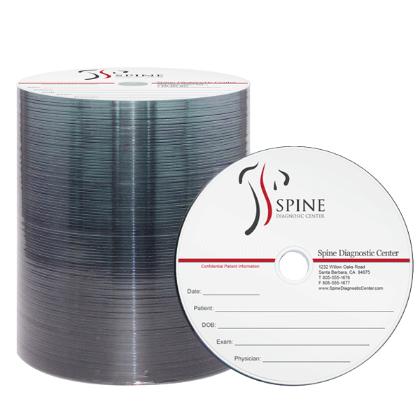 Custom Printed CDR (100 ProGrade) Medical Discs