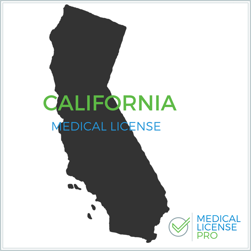 California State Medical License California Medical License Application