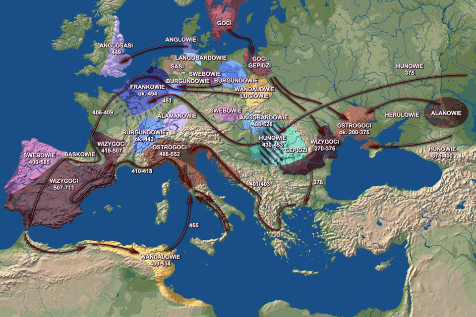 Animated Europe Map Migrat Medieval Histories Medieval Histories