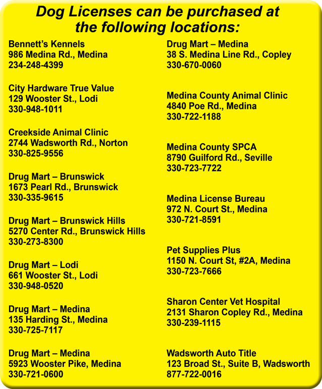 Animal Shelter Medina County, Ohio