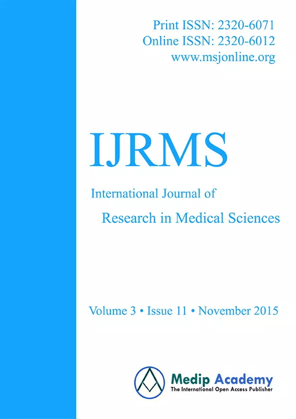 International Journal of Research in Medical Sciences