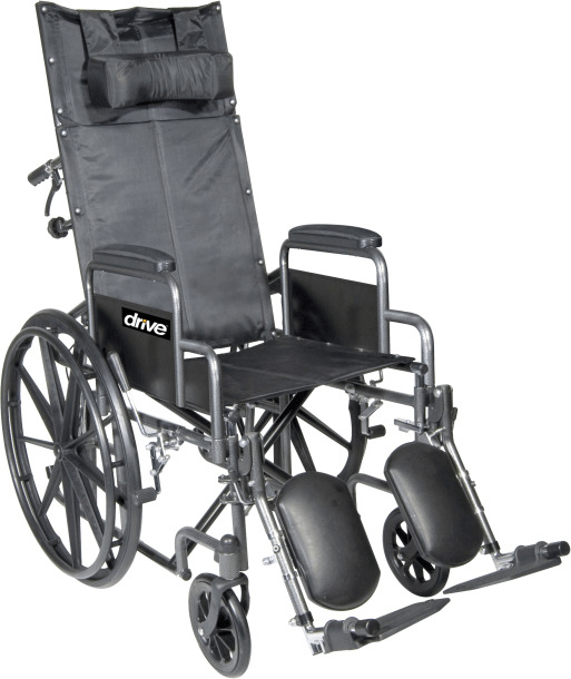 Silver Sport Full Reclining Wheelchair Mediplus Mobility
