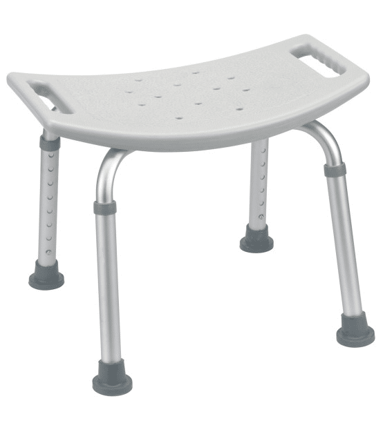 Deluxe Aluminum Shower Bench without Back Mediplus Mobility