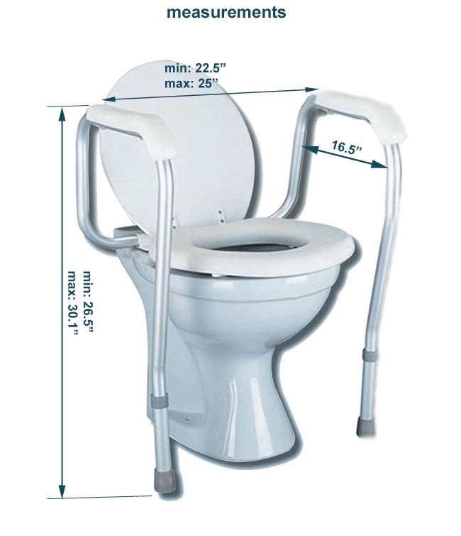 MOBB Toilet Safety Frame Mediplus Mobility