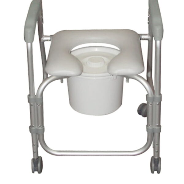 Aluminum Shower Chair and Commode with Casters Mediplus Mobility