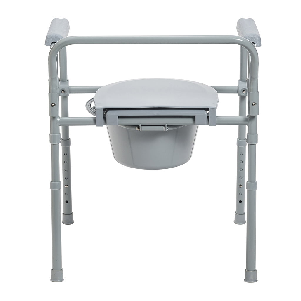 Folding Steel Commode Mediplus Mobility