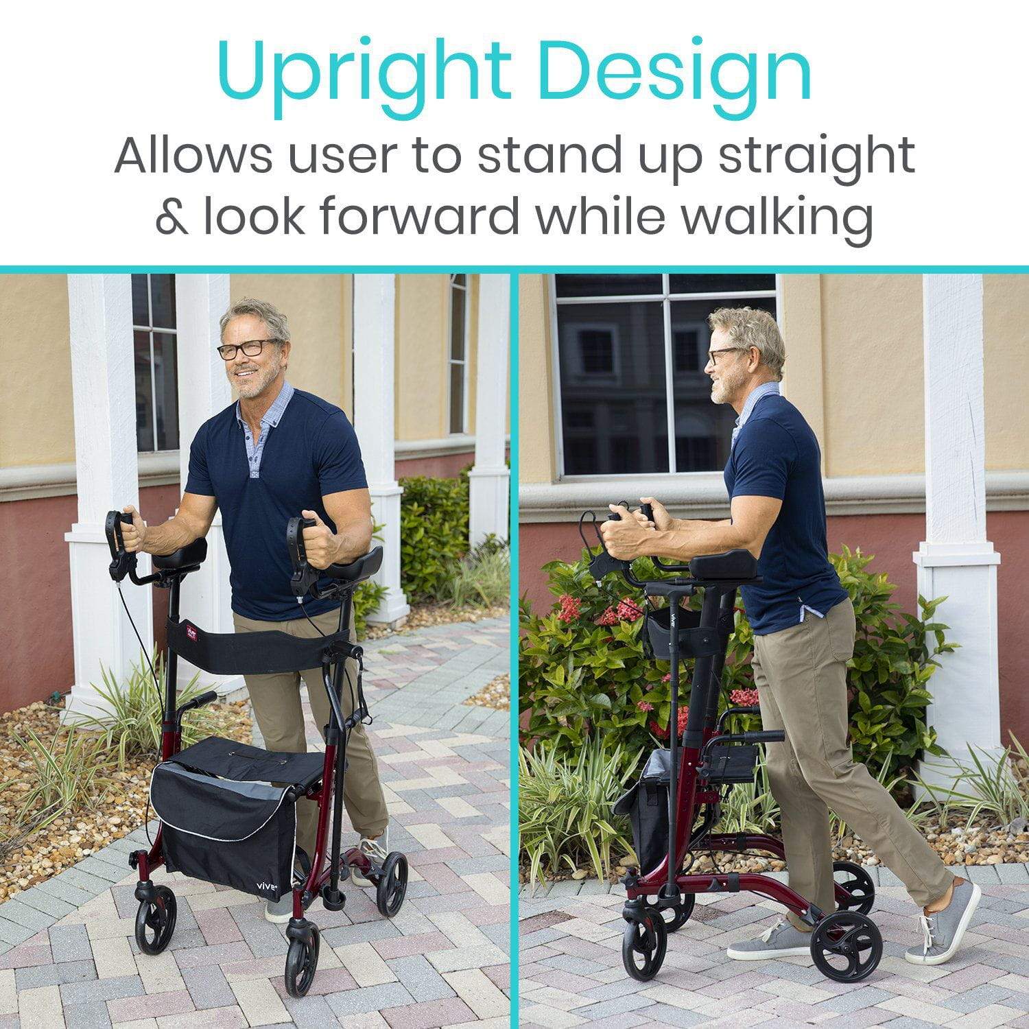 ViveHealth Upright Walker Mediplus Mobility