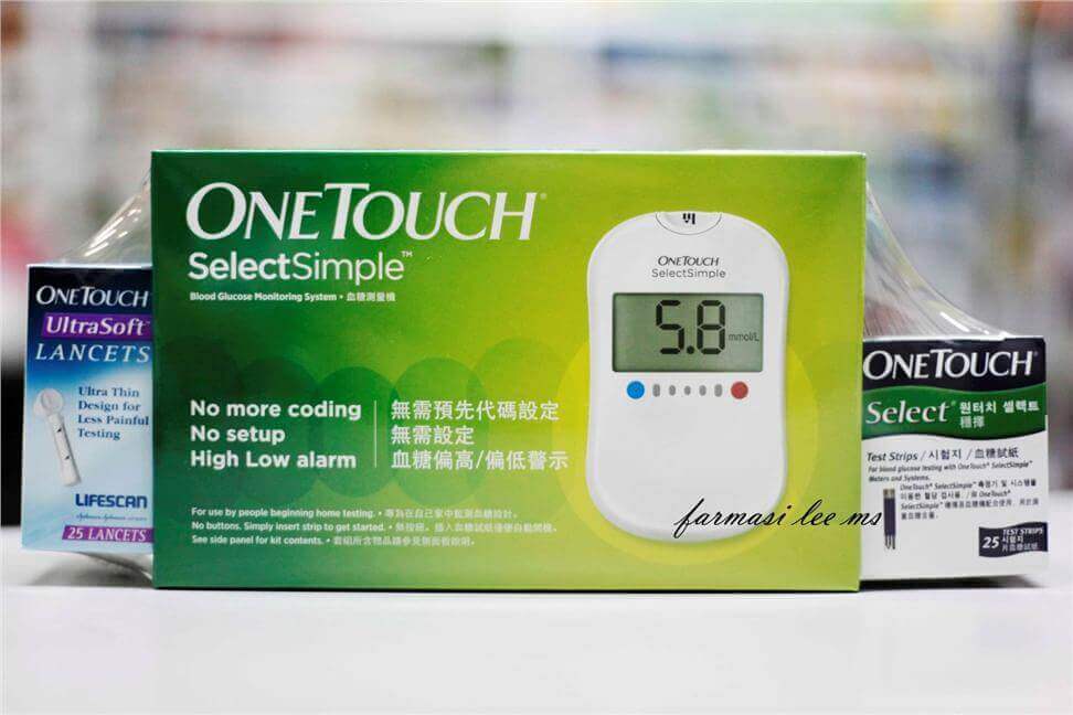 Blood Glucose Test Strips One Touch Select Simple Test Strip Price in